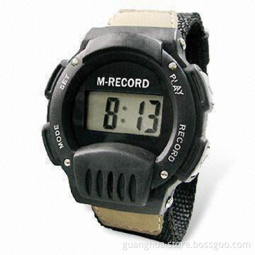 Digital Watch with Nine Seconds Recording Function, CE Mark